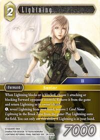 Lightning - Hidden Legends - Final Fantasy TCG card