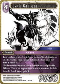 Jack Garland - Hidden Legends - Final Fantasy TCG card