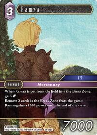 Ramza - Hidden Legends - Final Fantasy TCG card