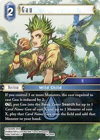 Gau - Hidden Legends - Final Fantasy TCG card