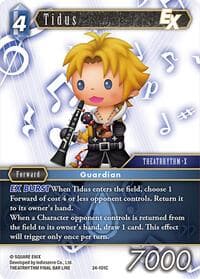 Tidus EX - Hidden Legends - Final Fantasy TCG card