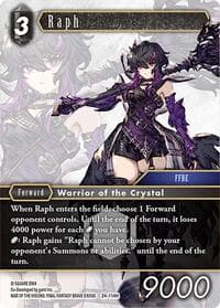 Raph - Hidden Legends - Final Fantasy TCG card