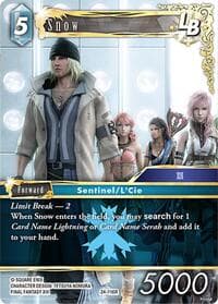 Snow - Hidden Legends - Final Fantasy TCG card
