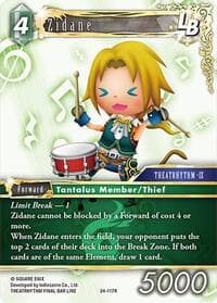 Zidane LB - Hidden Legends - Final Fantasy TCG card