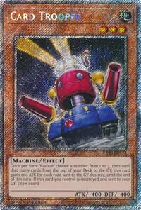 Card Trooper (Platinum Secret Rare) - Quarter Century Bonanza - YuGiOh card