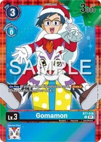 Gomamon (Winter Holiday Event 2024) - Next Adventure - Digimon Card Game card