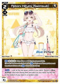 Aijtani Hifumi (Swimsuit) - Blue Archive DIVA - WIXOSS card