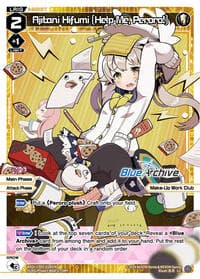Aijtani Hifumi [Help Me, Peroro!] - Blue Archive DIVA - WIXOSS card