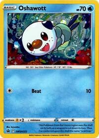 Oshawott - SWSH222 (Cosmo Holo) - SWSH: Sword & Shield Promo Cards - Pokemon card