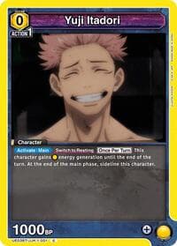 Yuji Itadori (001) - UE03BT: Jujutsu Kaisen - Union Arena card