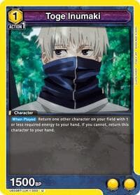 Toge Inumaki (003) - UE03BT: Jujutsu Kaisen - Union Arena card