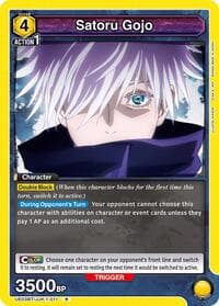 Satoru Gojo (011) - UE03BT: Jujutsu Kaisen - Union Arena card