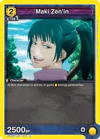 Maki Zen'in (014) - UE03BT: Jujutsu Kaisen - Union Arena card