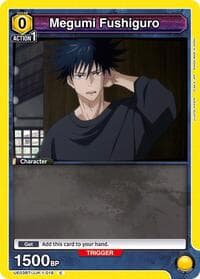 Megumi Fushiguro (019) - UE03BT: Jujutsu Kaisen - Union Arena card