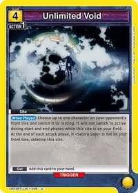Unlimited Void - UE03BT: Jujutsu Kaisen - Union Arena card