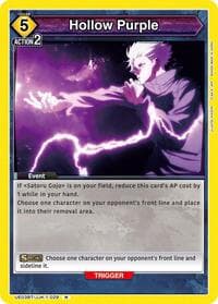 Hollow Purple - UE03BT: Jujutsu Kaisen - Union Arena card
