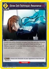 Straw Doll Technique: Resonance - UE03BT: Jujutsu Kaisen - Union Arena card
