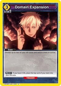 Domain Expansion - UE03BT: Jujutsu Kaisen - Union Arena card