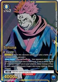 Sukuna (048) (SR**) - UE03BT: Jujutsu Kaisen - Union Arena card