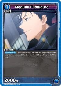 Megumi Fushiguro (056) - UE03BT: Jujutsu Kaisen - Union Arena card