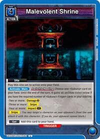 Malevolent Shrine - UE03BT: Jujutsu Kaisen - Union Arena card