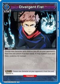 Divergent Fist - UE03BT: Jujutsu Kaisen - Union Arena card