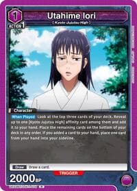 Utahime Iori - UE03BT: Jujutsu Kaisen - Union Arena card