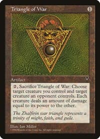 Triangle of War - Visions - Magic: The Gathering card
