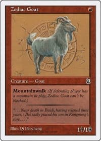 Zodiac Goat - Portal Three Kingdoms - Magic: The Gathering card