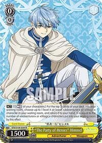 "The Party of Heroes" Himmel - Frieren: Beyond Journey's End - Weiss Schwarz card