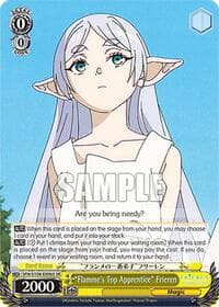 "Flamme's Top Apprentice" Frieren (SR) - Frieren: Beyond Journey's End - Weiss Schwarz card