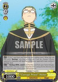 "Corrupt Priest" Heiter - Frieren: Beyond Journey's End - Weiss Schwarz card