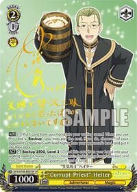 "Corrupt Priest" Heiter (SP) (Gold Stamp) - Frieren: Beyond Journey's End - Weiss Schwarz card