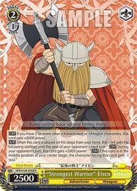 "Strongest Warrior" Eisen - Frieren: Beyond Journey's End - Weiss Schwarz card