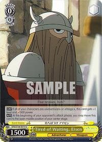 Tired of Waiting, Eisen - Frieren: Beyond Journey's End - Weiss Schwarz card