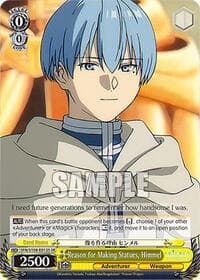 Reason for Making Statues, Himmel (SR) - Frieren: Beyond Journey's End - Weiss Schwarz card