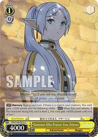 Someone Who Praises You, Frieren - Frieren: Beyond Journey's End - Weiss Schwarz card