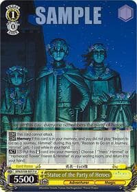 Statue of the Party of Heroes - Frieren: Beyond Journey's End - Weiss Schwarz card