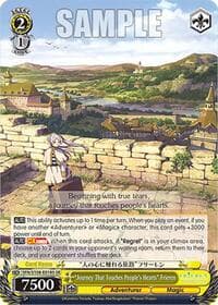 "Journey That Touches People's Hearts" Frieren (SR) - Frieren: Beyond Journey's End - Weiss Schwarz card