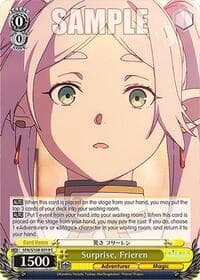 Surprise, Frieren - Frieren: Beyond Journey's End - Weiss Schwarz card