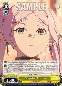 Surprise, Frieren (SR) - Frieren: Beyond Journey's End - Weiss Schwarz card