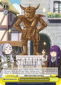 Magic That Removes Rust From Bronze Statues (SR) - Frieren: Beyond Journey's End - Weiss Schwarz card