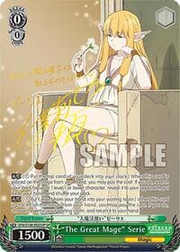 "The Great Mage" Serie (SP) (Gold Stamp) - Frieren: Beyond Journey's End - Weiss Schwarz card