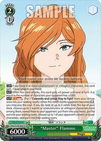"Master" Flamme (SR) - Frieren: Beyond Journey's End - Weiss Schwarz card