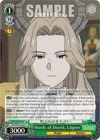 Words of Deceit, Lugner - Frieren: Beyond Journey's End - Weiss Schwarz card