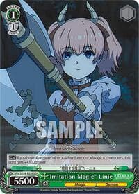 "Imitation Magic" Linie (SR) - Frieren: Beyond Journey's End - Weiss Schwarz card