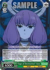 "Sage of Destruction" Aura (SR) - Frieren: Beyond Journey's End - Weiss Schwarz card