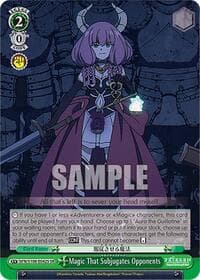 Magic That Subjugates Opponents (SR) - Frieren: Beyond Journey's End - Weiss Schwarz card