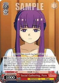 Social Gathering, Fern - Frieren: Beyond Journey's End - Weiss Schwarz card