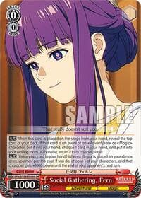 Social Gathering, Fern (SR) - Frieren: Beyond Journey's End - Weiss Schwarz card
